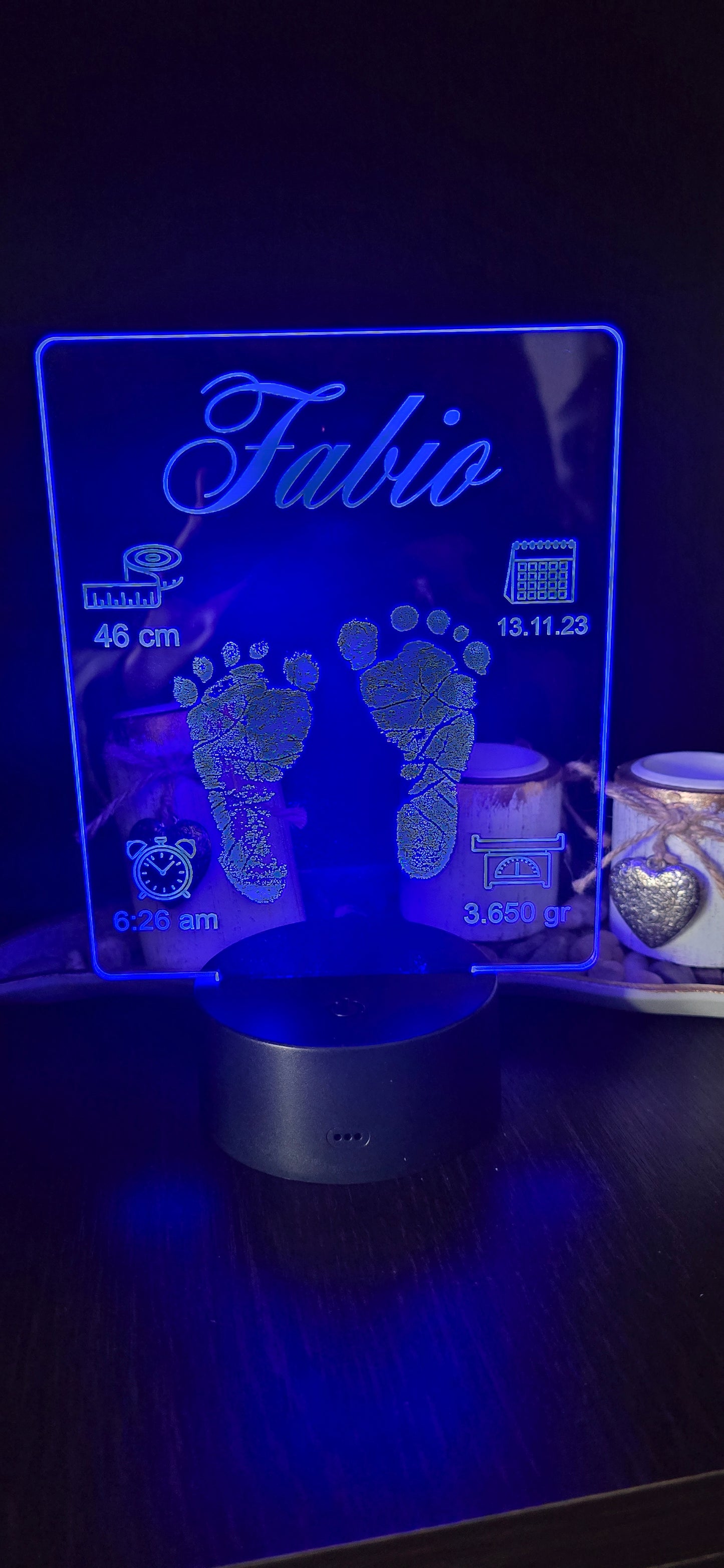 Lampada led nascita